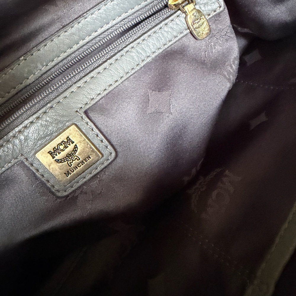 MCM Pebbled Leather Hobo / Shoulder Two Way Bag - Picture 13 of 15